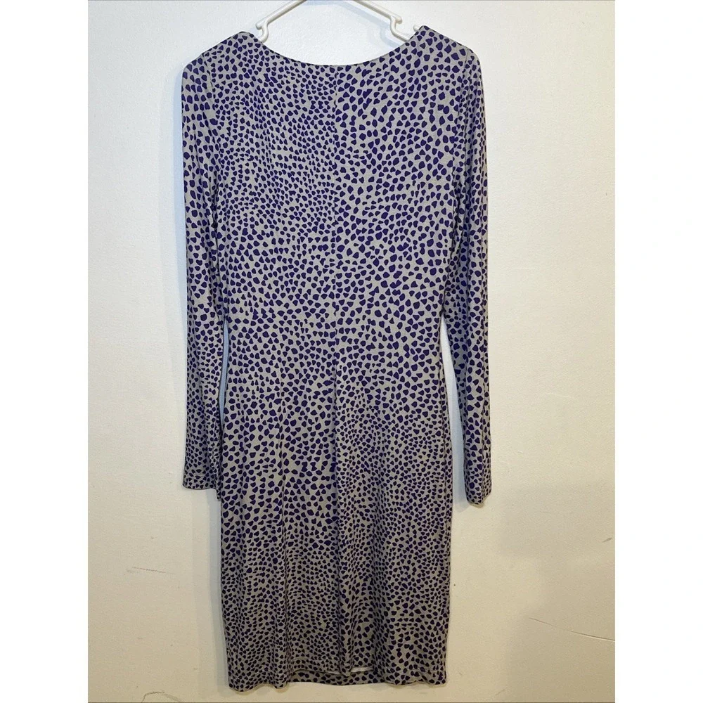 NWT St. Emile Hugo Amethyst Dress Women's Sz 8 Purple Gray - Picture 3 of 10